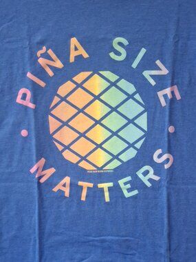 T Shirt Pina Size Matters Milagro Tequila Promo Adult Size XL Extra Large